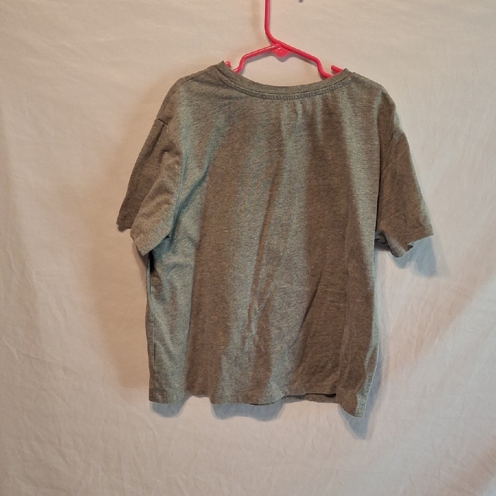 Kids Gray Short Sleeve Tee with Halloween Graphics - Picture 4 of 5